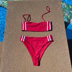 RED BIKINI SET ZAFUL